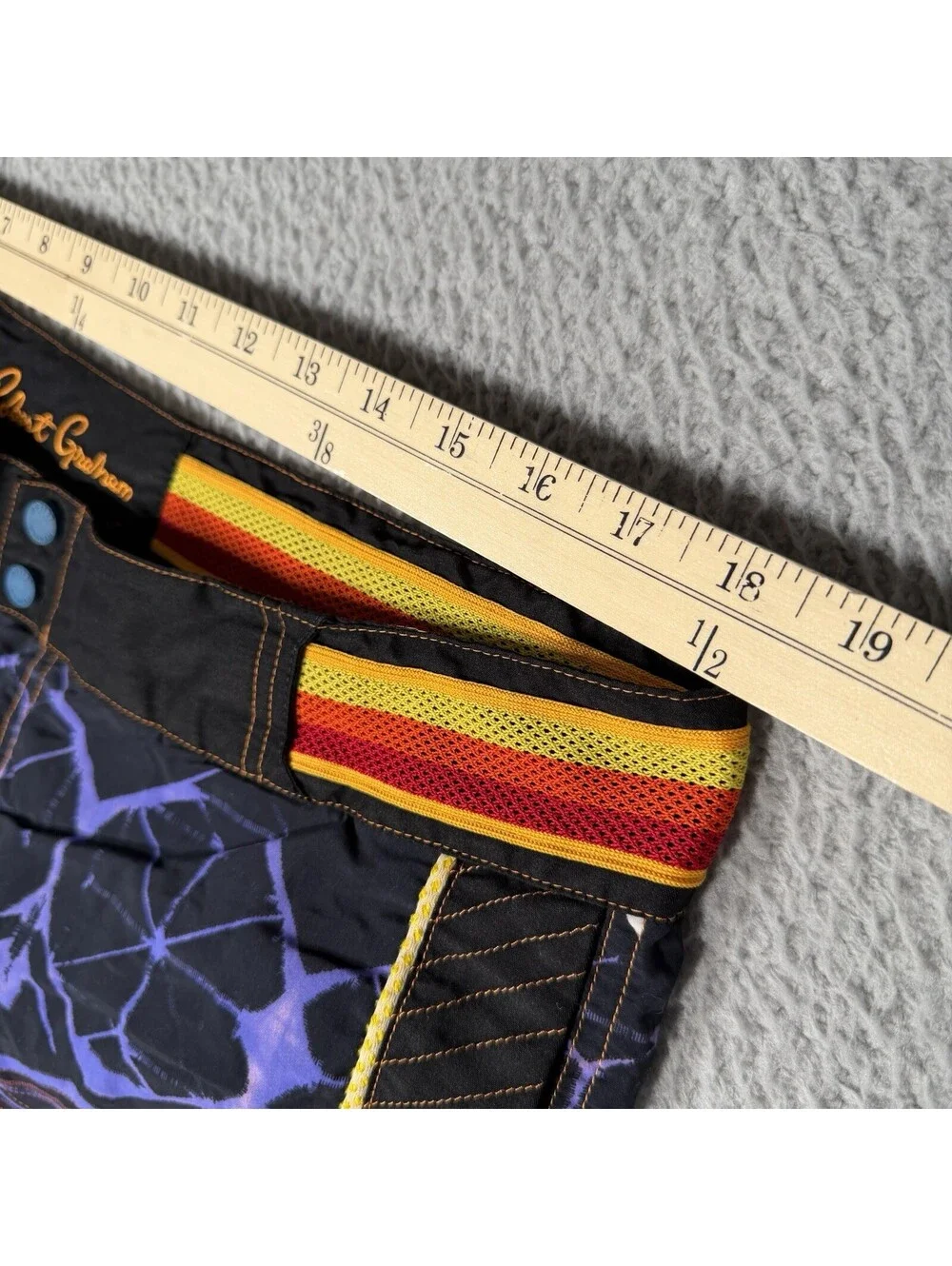Robert Graham Swim Trunks Board Shorts Multicolor Medium With Pockets Lined